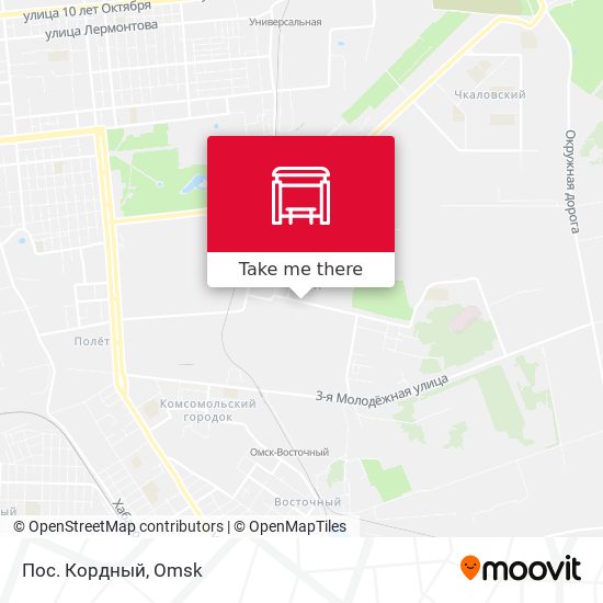 Пос. Кордный map