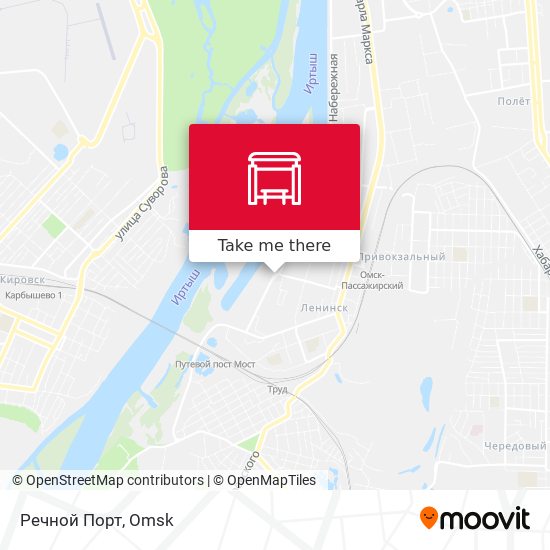 Речной Порт map