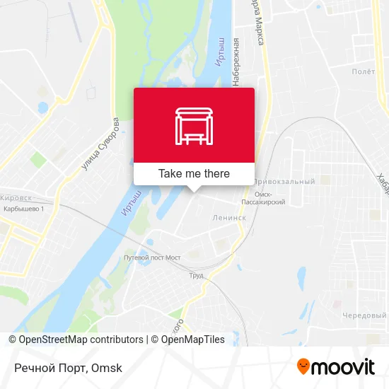 Речной Порт map