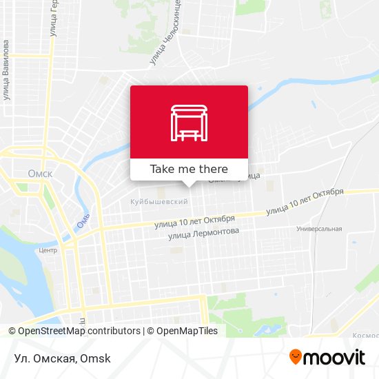 Ул. Омская map