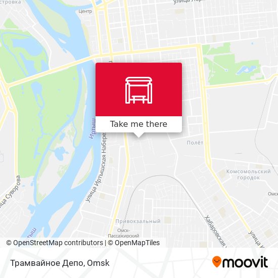 Трамвайное Депо map