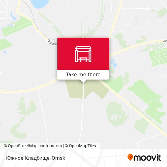 Южное Кладбище map