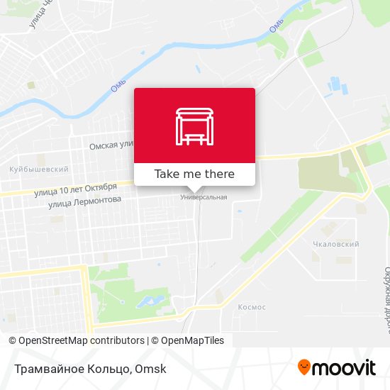 Трамвайное Кольцо map