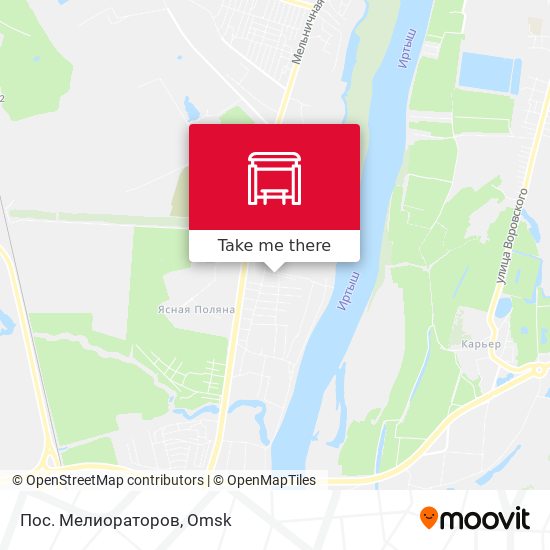 Пос. Мелиораторов map