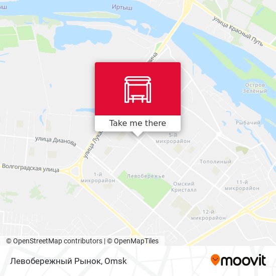 Левобережный Рынок map