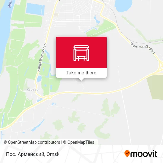 Пос. Армейский map