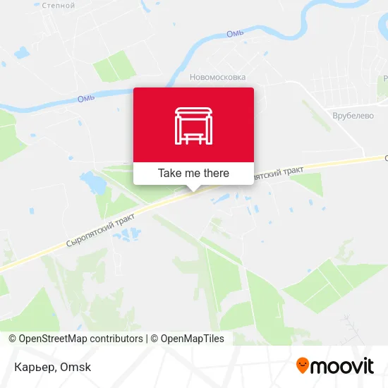 Карьер map