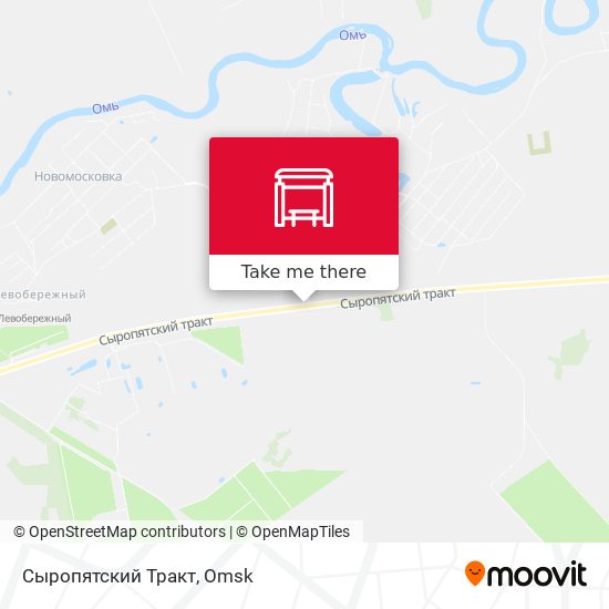 Сыропятский Тракт map