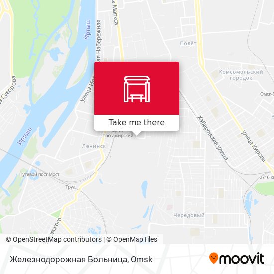 Железнодорожная Больница map