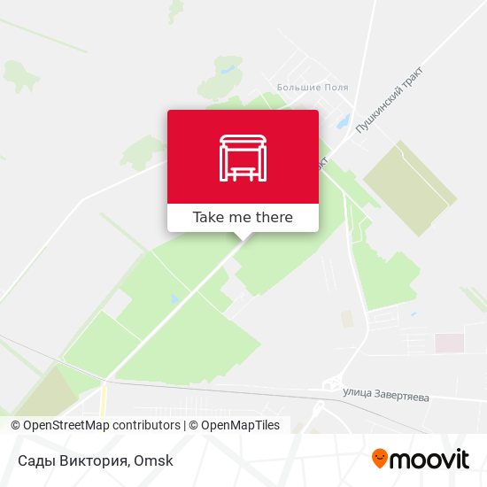 Сады Виктория map