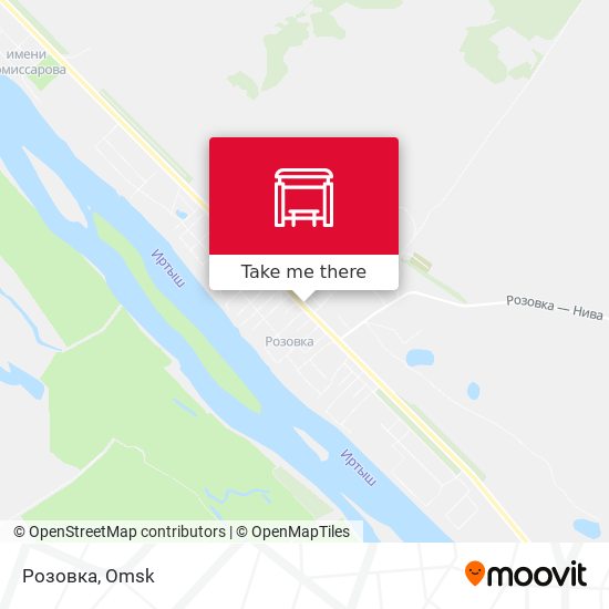 Розовка map