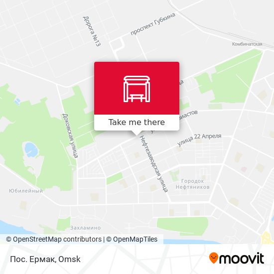 Пос. Ермак map