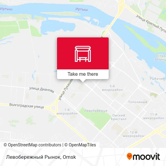 Левобережный Рынок map
