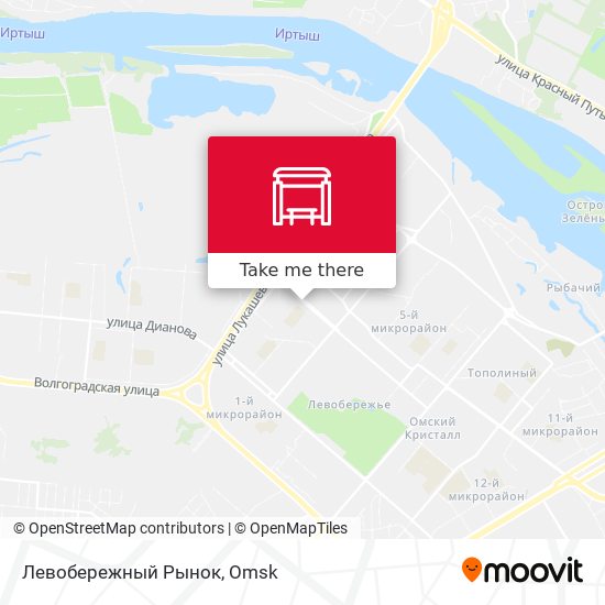 Левобережный Рынок map