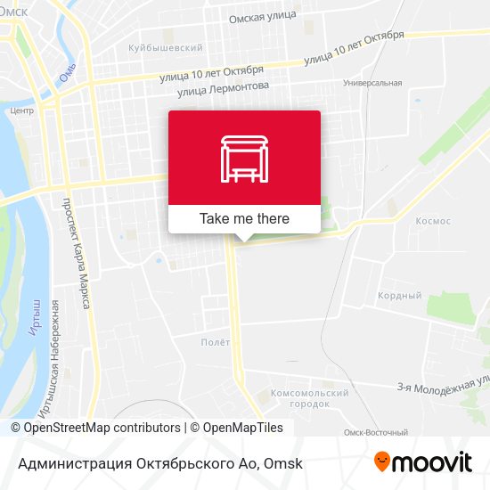 Администрация Октябрьского Ао map