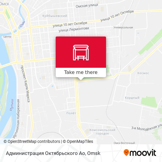 Администрация Октябрьского Ао map