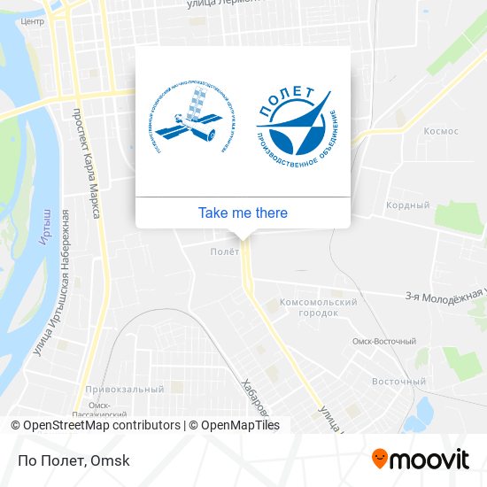 По Полет map