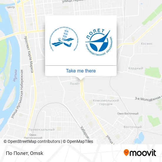 По Полет map