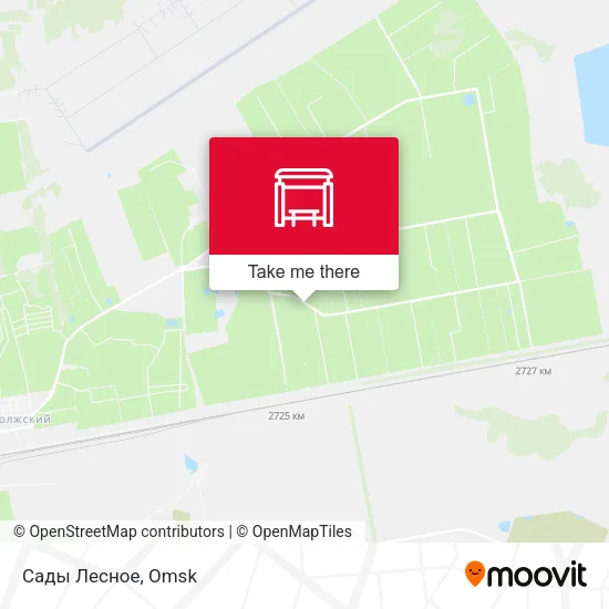 Сады Лесное map