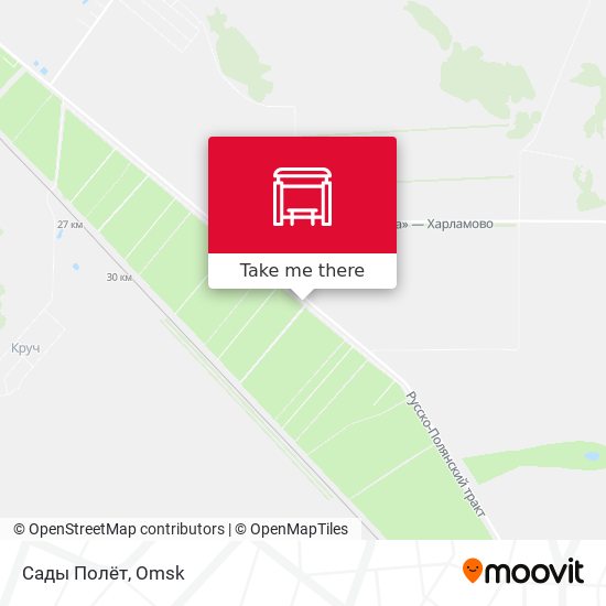Сады Полёт map