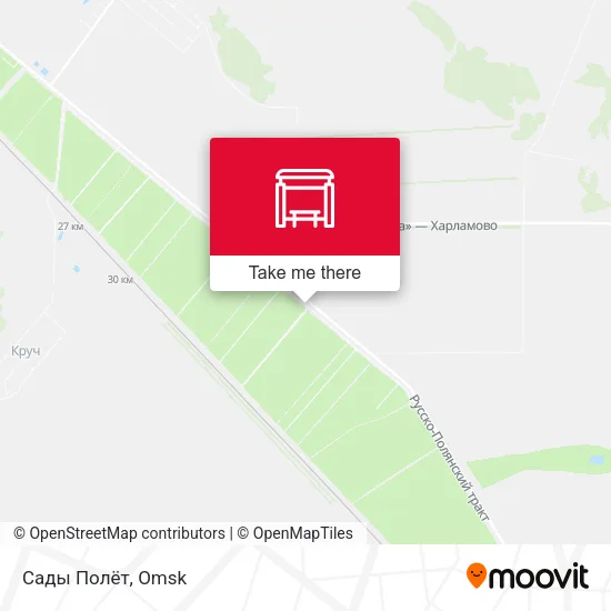 Сады Полёт map
