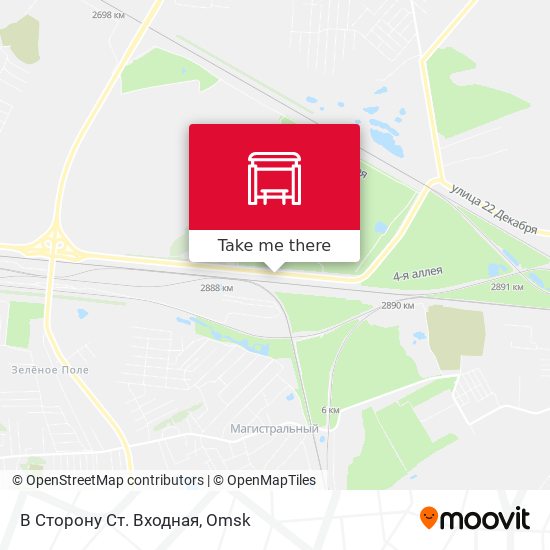 В Сторону Ст. Входная map