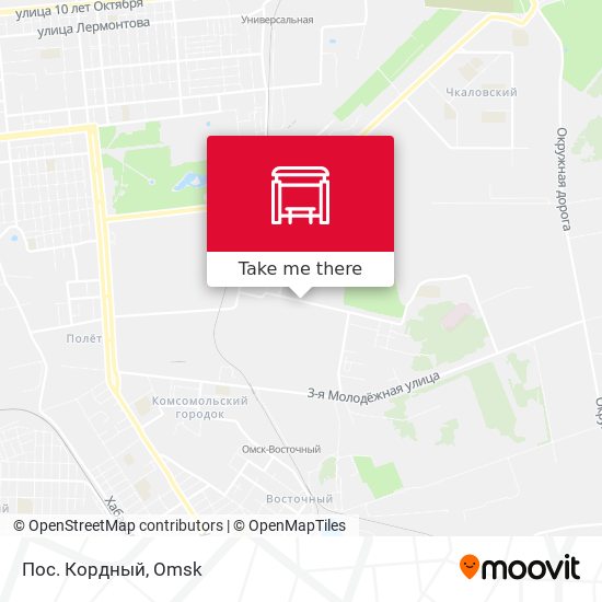 Пос. Кордный map
