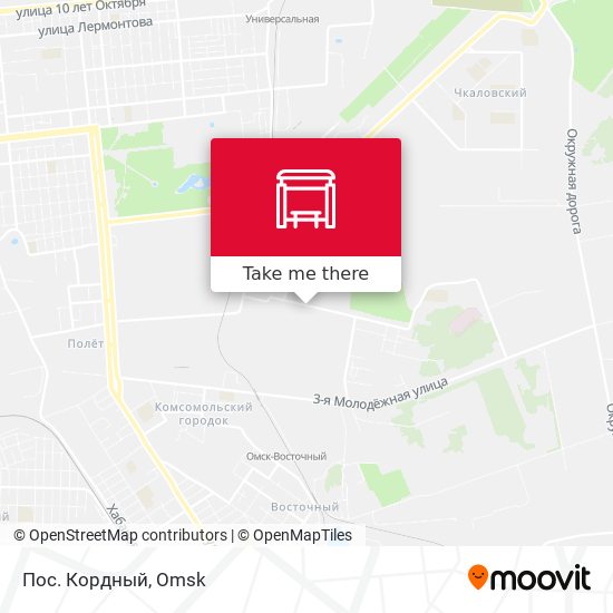 Пос. Кордный map