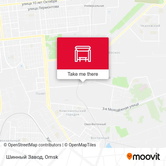 Шинный Завод map