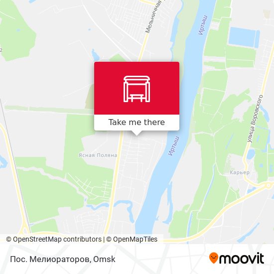 Пос. Мелиораторов map
