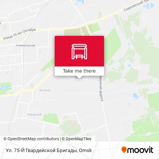 Ул. 75-Й Гвардейской Бригады map