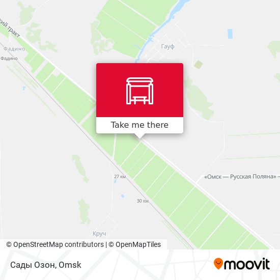 Сады Озон map