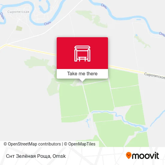 Снт Зелёная Роща map
