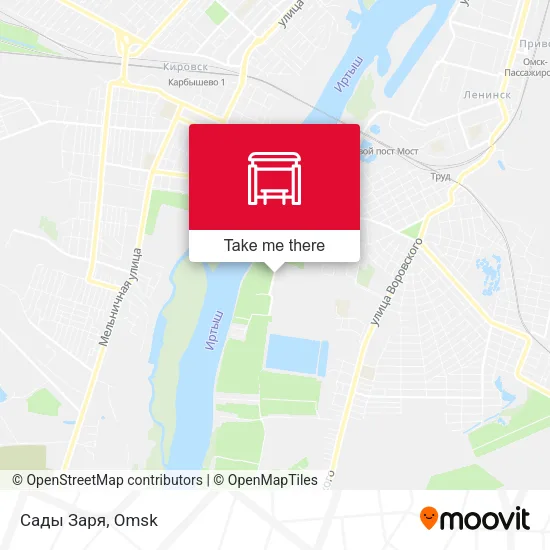 Сады Заря map