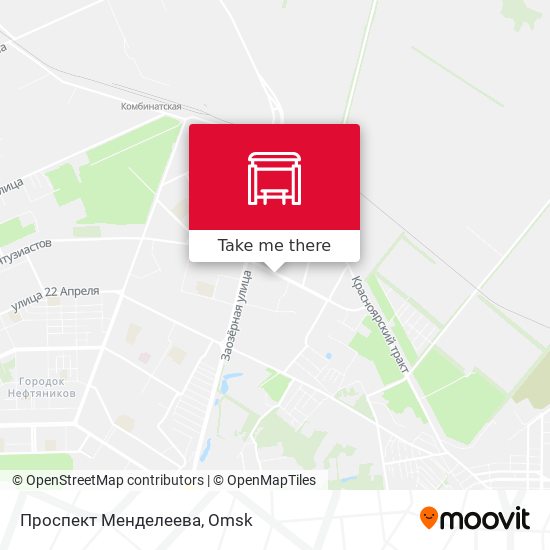 Проспект Менделеева map