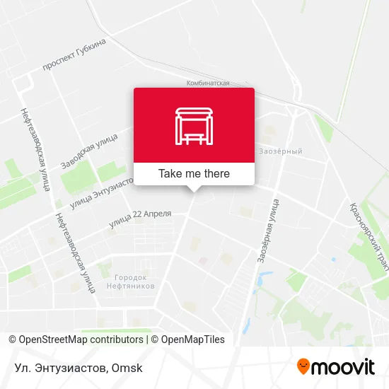 Ул. Энтузиастов map