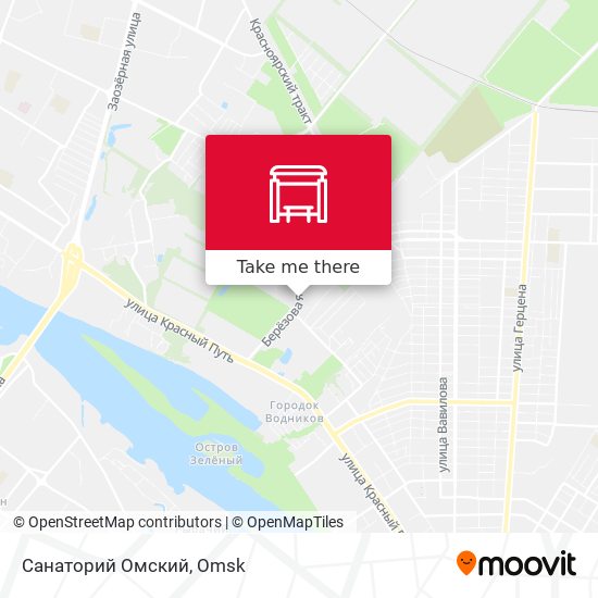 Санаторий Омский map