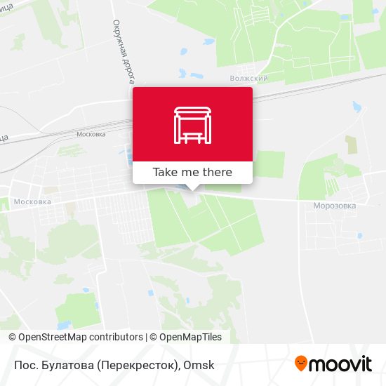 Пос. Булатова (Перекресток) map