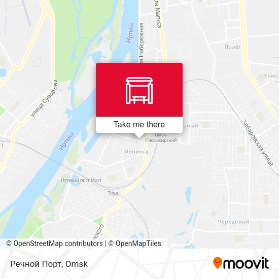Речной Порт map