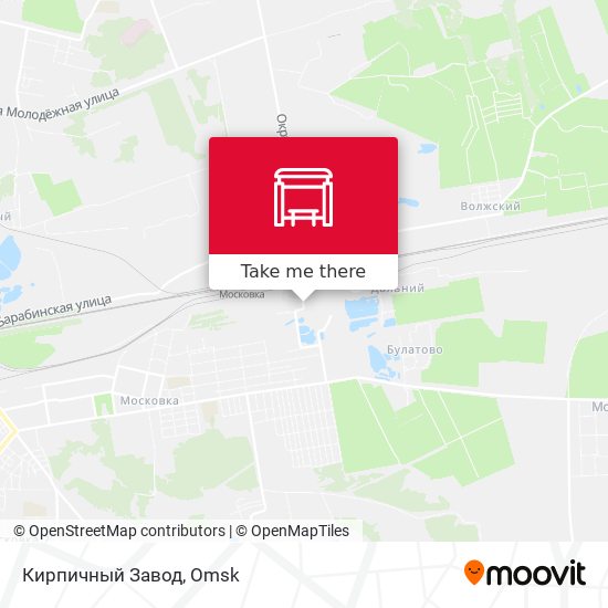 Кирпичный Завод map