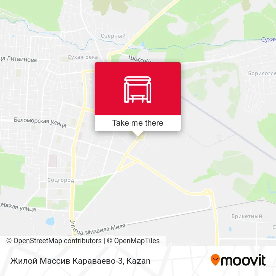 Жилой Массив Караваево-3 map