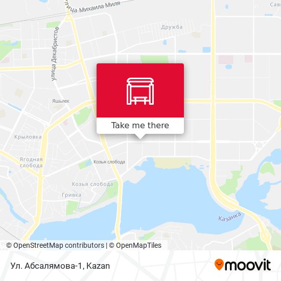 Ул. Абсалямова-1 map