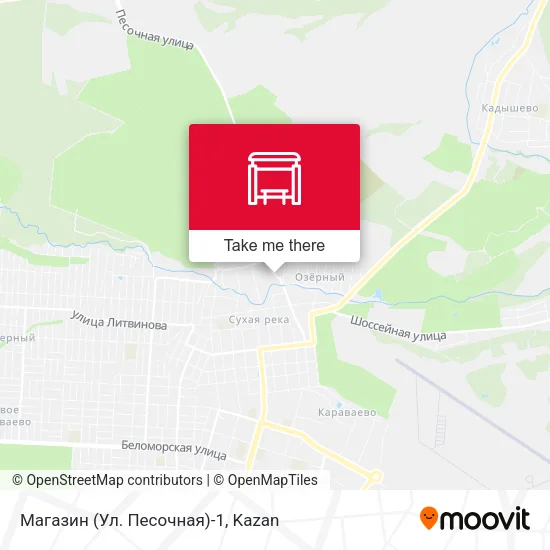 Магазин (Ул. Песочная)-1 map