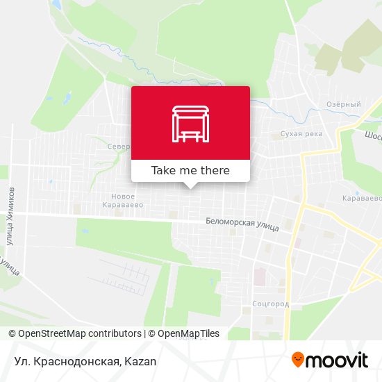 Ул. Краснодонская map