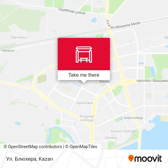 Ул. Блюхера map