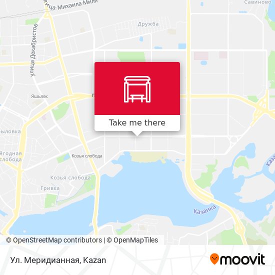 Ул. Меридианная map