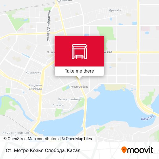 Ст. Метро Козья Слобода map