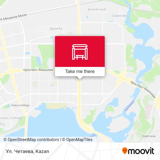Ул. Четаева map