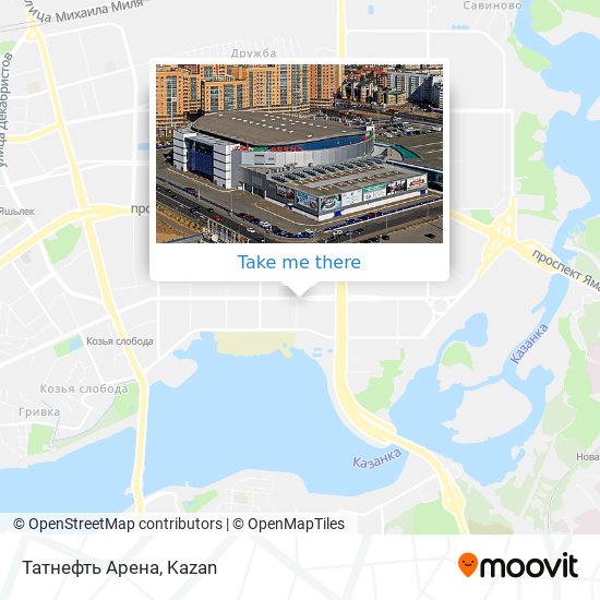 Татнефть Арена map