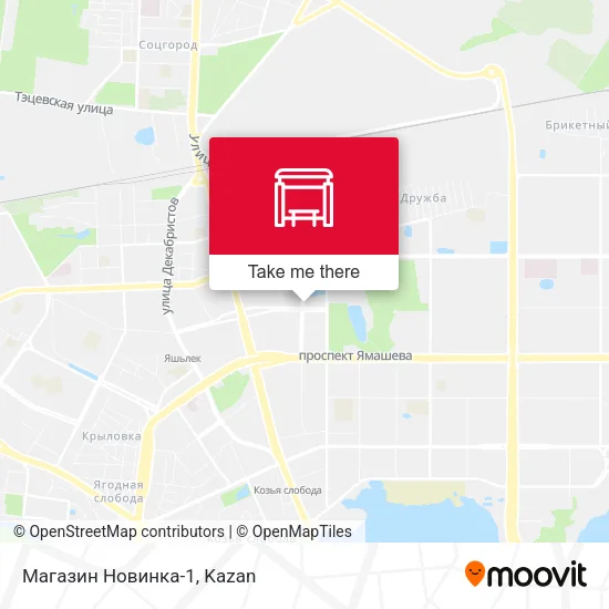 Магазин Новинка-1 map